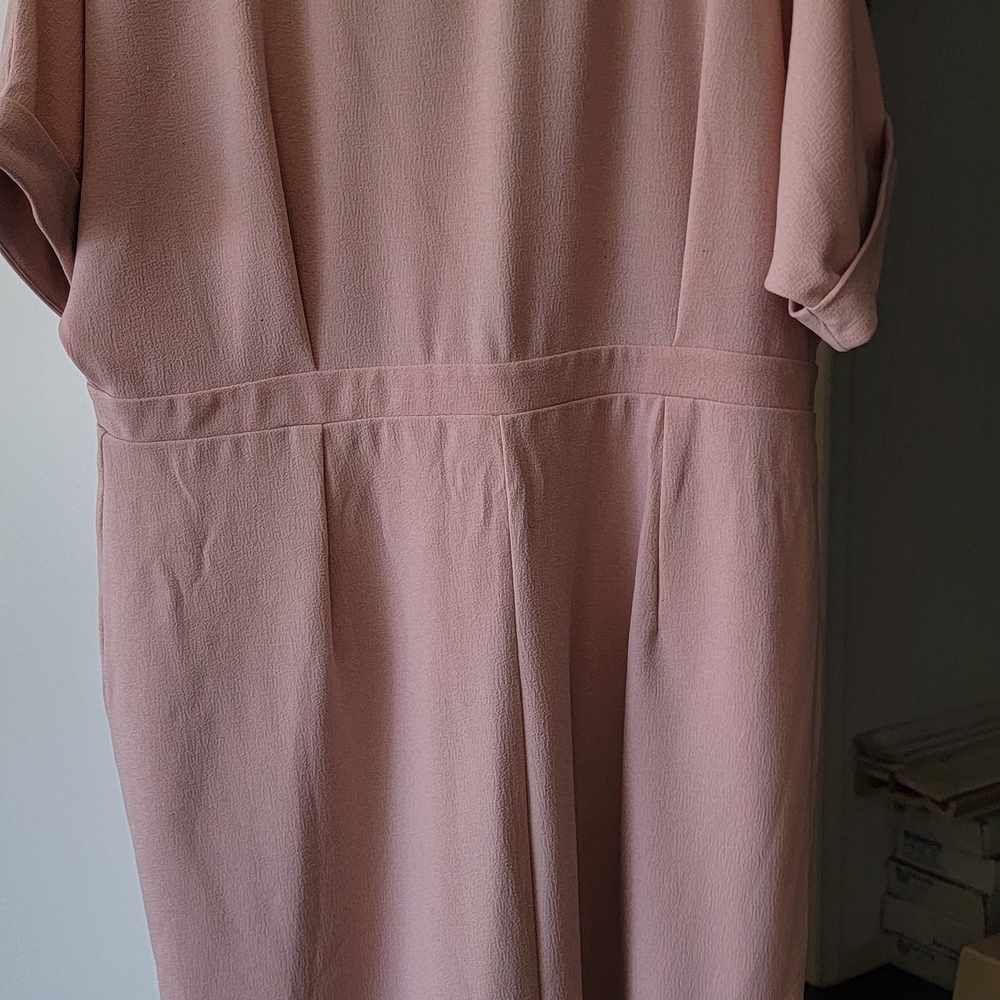 ASOS Curve Soft Pink Dress